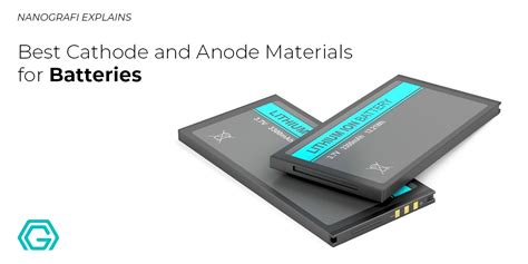 Best Cathode and Anode Materials for Batteries - Nanografi Nano Technology