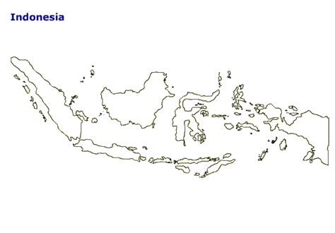 Map of Indonesia. Terrain, area and outline maps of Indonesia - CountryReports