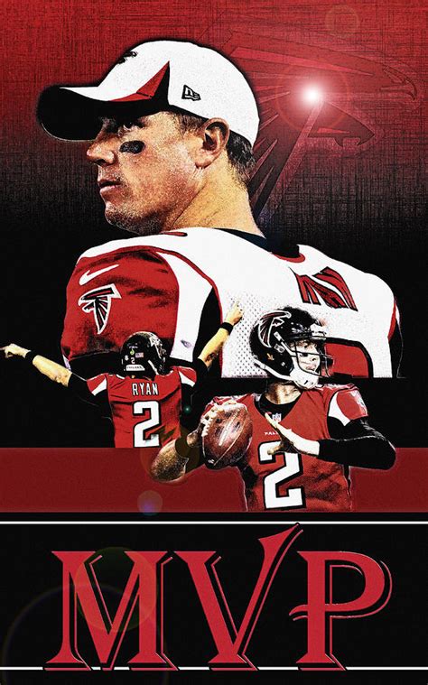 Matt Ryan MVP Digital Art by Christopher Finnicum - Pixels