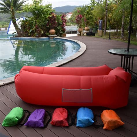 Inflatable Pool Lounge Chair Air Bag Sofa Bed Lounger Outdoor Beach ...