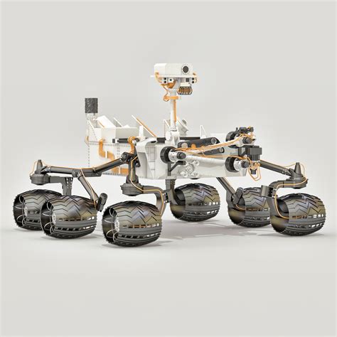 nasa mars rover curiosity 3d model