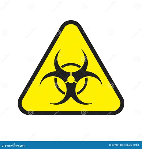 Biological Hazard Symbol Of Dangerous Toxic Clipart Cartoon Vector ...