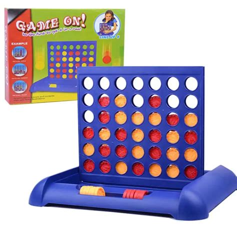 Portable Line Up 4 Bingo Board Game Entertainment Kids Toy Family Party ...