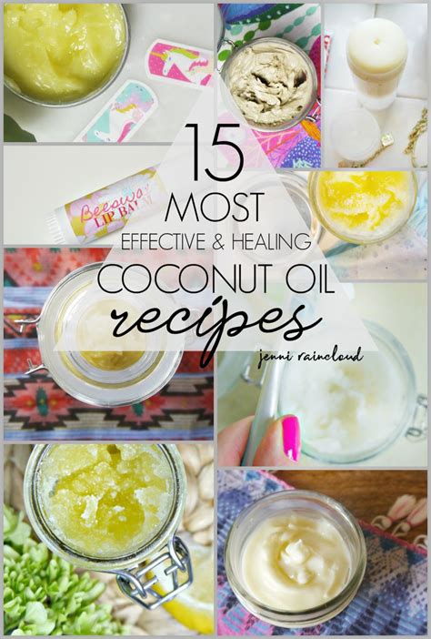 15 Most Effective & Healing Coconut Oil Recipes for Skin - Jenni Raincloud