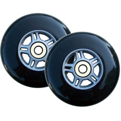 2 100mm BLACK Replacement WHEELS for RAZOR SCOOTER - Walmart.com - Walmart.com