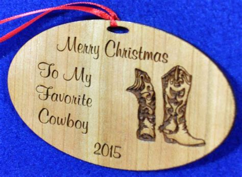 Western Christmas Gift. Cowboy Gift. Western Ornament. Gift | Etsy