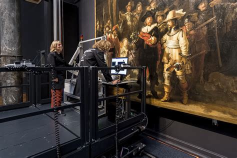 Rembrandt's 'Night Watch' Is Being Studied at Amsterdam's Rijksmuseum