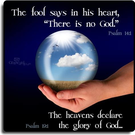 THE FOOL SAYS IN HIS HEART, “THERE IS NO GOD” | LIVING ETERNAL NOW