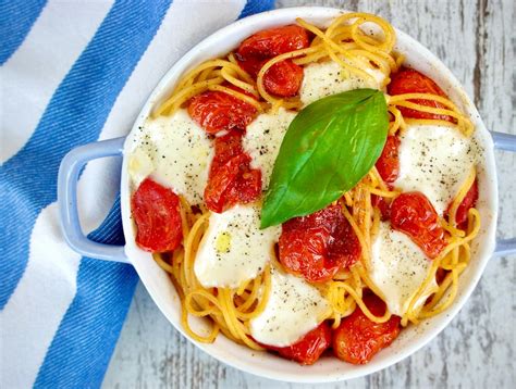 Cherry Tomato Basil Mozzarella Pasta - OliveTomato.com