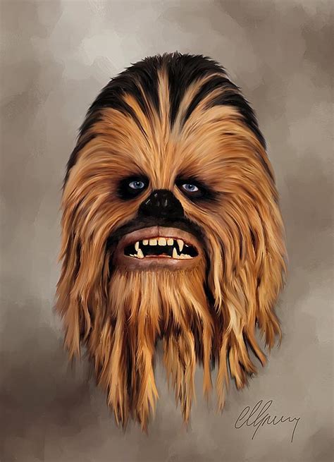 The Wookiee Painting by Michael Greenaway