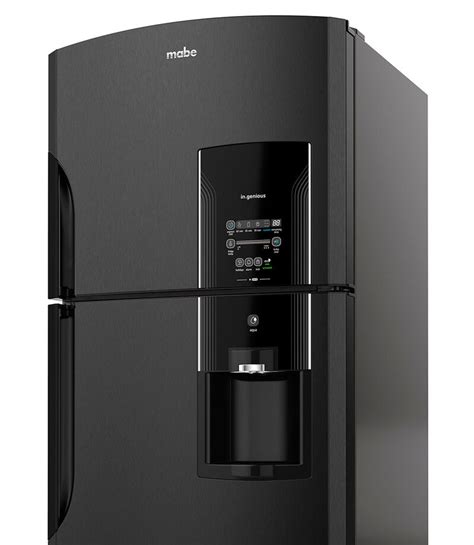 Mabe Refrigerador Top Mount 19 p3 Black Stainless Steel - El Palacio de Hierro