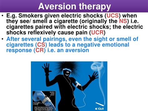 Aversion therapy - VCE U4 Psych