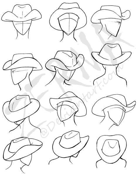 Cowboy Hat References by Zerna on DeviantArt