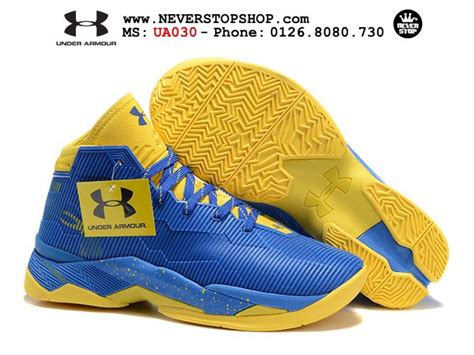 Chuyên giày bóng rổ UNDER ARMOUR CURRY 2.5 Blue Yellow ...