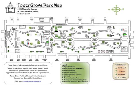 tower grove park | Grove park, Map, Tower