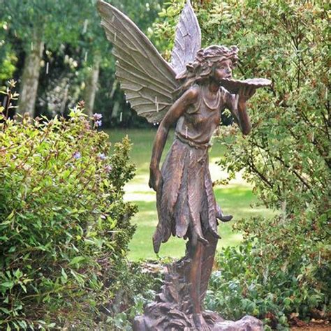 Out stone fairy garden statues for sale, large fairy garden ornaments