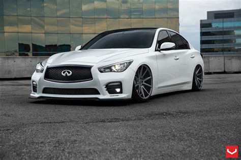 Sleek white infiniti q50 with custom parts screams of style – Artofit