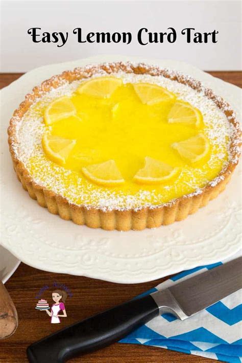 The Ultimate Lemon Curd Tart - Veena Azmanov