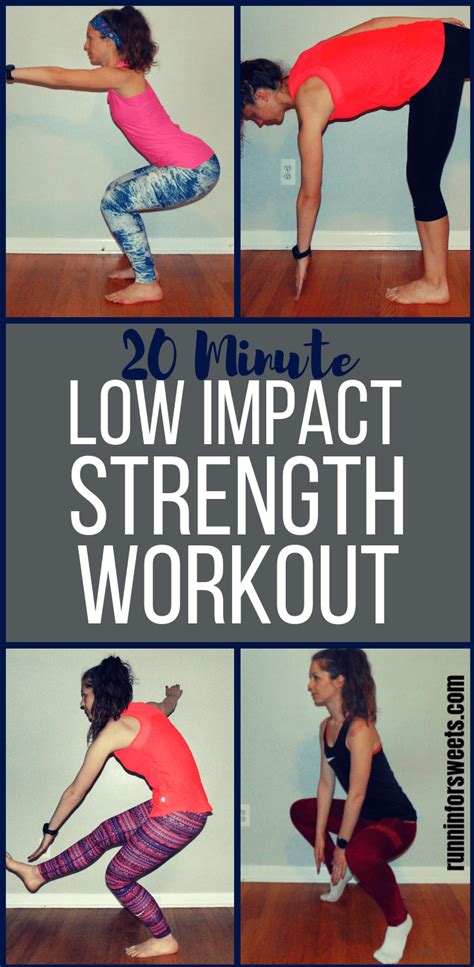 20 Minute Low Impact Workout for Full Body Strength | Runnin’ for Sweets Beginner Workout At ...