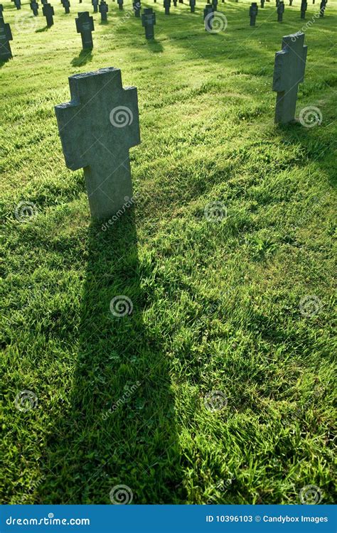 Cemetery during sunset stock image. Image of death, gravestone - 10396103