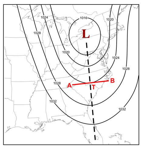 Low Pressure Weather Map