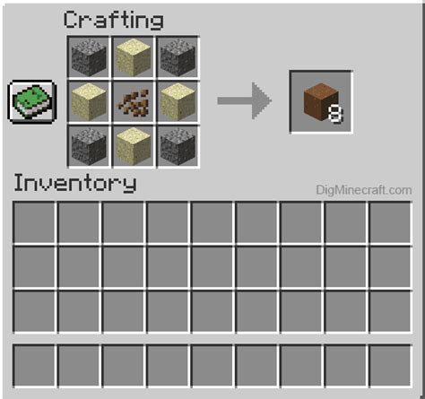 How to make Brown Concrete Powder in Minecraft