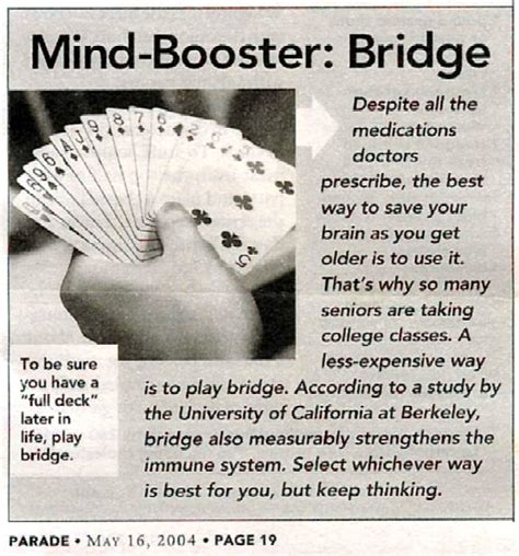 Why play bridge