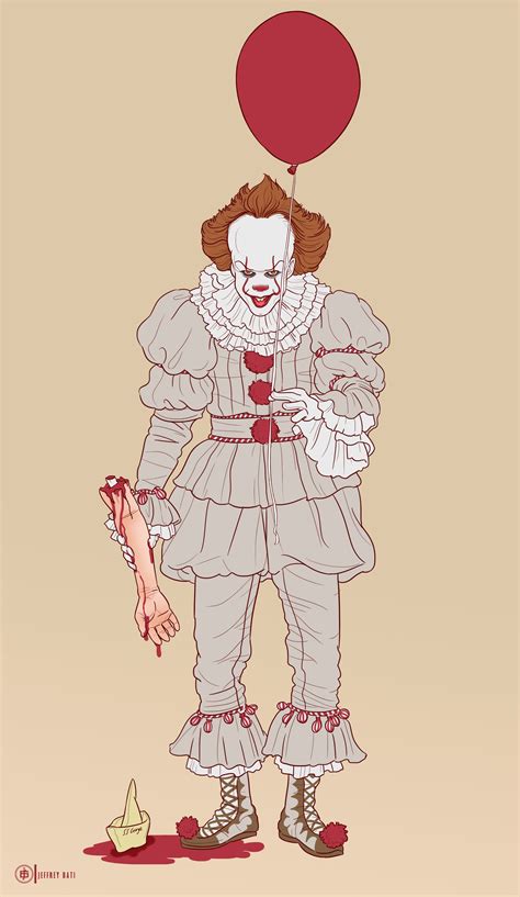 ArtStation - PENNYWISE 2017 (quick Fan art), Ar Batzman | Fan art, Art, Pennywise