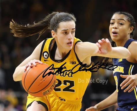 Caitlin Clark Signed Photo 8X10 Rp Autographed Picture Iowa Hawkeyes ...