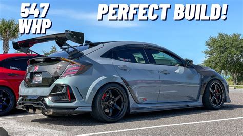 547 WHP Big Turbo Civic Type R Drive and Review! - YouTube