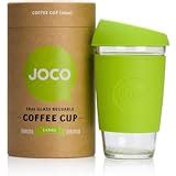 Amazon.com | JOCO 16oz Glass Reusable Coffee Cup (Mint): Coffee Cups & Mugs