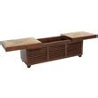 Noble House Roberto Storage Ottoman Coffee Table in Mahogany | Cymax Business