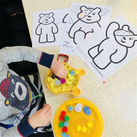 Children in need Pudsey Bear activity ideas | Infant activities, Children in need, Toddler