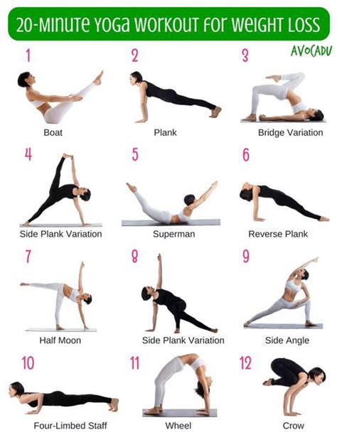 20 Minute Yoga Workout For Weight Loss Pictures, Photos, and Images for ...