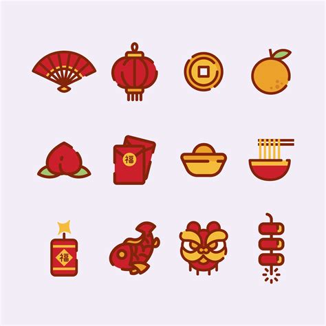 Chinese New Year Icon Vector Art, Icons, and Graphics for Free Download