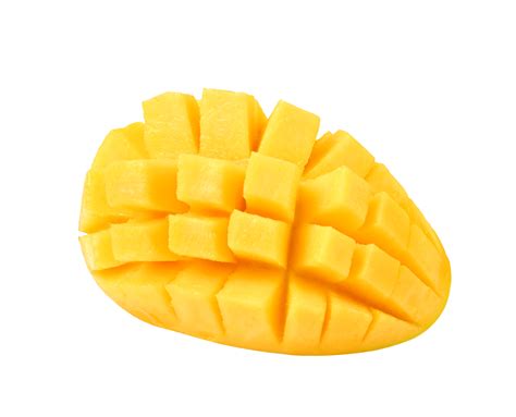 Ripe mango and slice on transparent png. 27332230 PNG