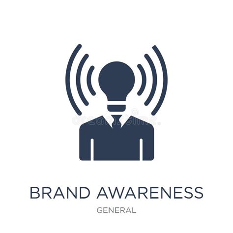 Brand Awareness Icon. Trendy Flat Vector Brand Awareness Icon on Stock Vector - Illustration of ...