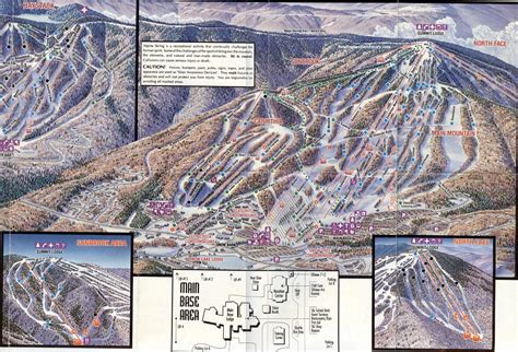 1993-94 Mount Snow Trail Map - New England Ski Map Database - NewEnglandSkiHistory.com