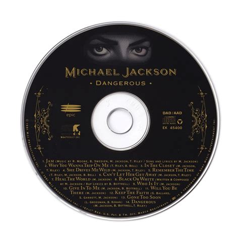 Michael Jackson | Dangerous | CD album longbox (EK 45400)