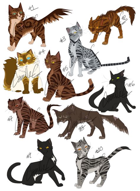 Warrior Cats Adoptables: Birds of Prey (CLOSED) by LotusLostInParis on DeviantArt