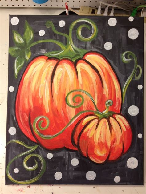 Pumpkin Painting … | Fall canvas painting, Halloween painting, Autumn ...