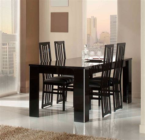 Black Lacquer Dining Room Table