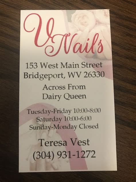 V NAILS - Bridgeport WV - Hours, Directions, Reviews - Loc8NearMe