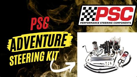 You can do it PSC Adventure steering kit on your 3.6 JK part 1. - YouTube