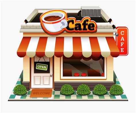 Shop Clipart Storefront - Coffee Shop Clipart Png , Free Transparent ...