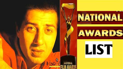 Sunny deol National Awards|Sunny Deol National Awards List|Awards list ...