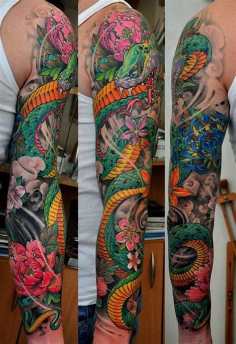 [View 38+] Traditional Japanese Snake Tattoo Black And Grey