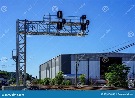 Railroad Signal Tower editorial photo. Image of historic - 253664856