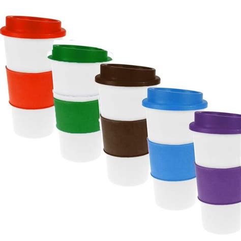 Thermal Insulated Cup Coffee Tea Plastic Travel Mug Takeaway Lid 450ml 16oz for sale online | eBay
