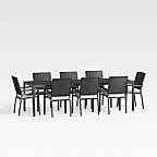 Alfresco 103" Large Outdoor Dining Table + Reviews | Crate & Barrel